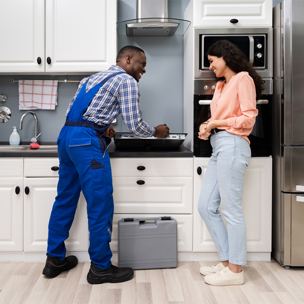 can you provide an estimate for cooktop repair before beginning any work in Titanic OK